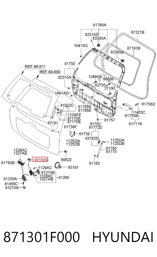  871301F000 Hyundai/Kia