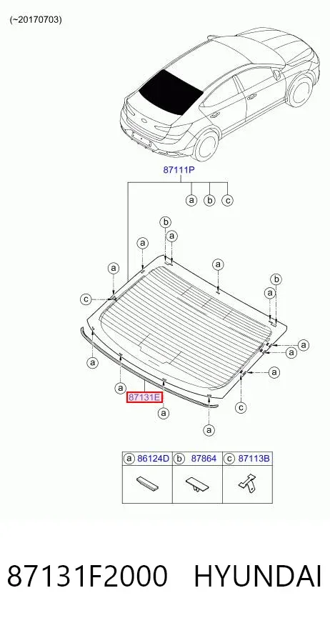 87131F2000 Hyundai/Kia