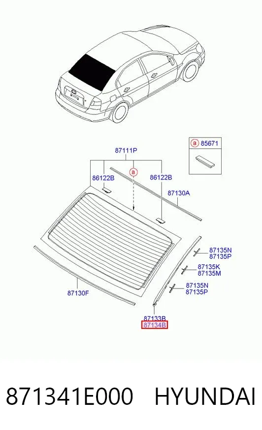  871341E000 Hyundai/Kia