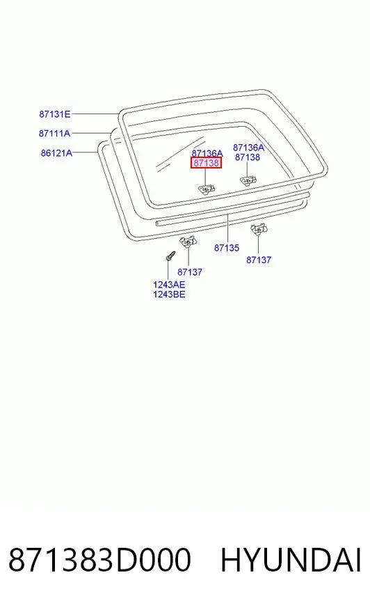  871383D000 Hyundai/Kia