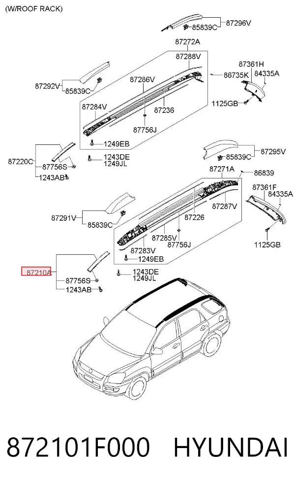  872101F000 Hyundai/Kia