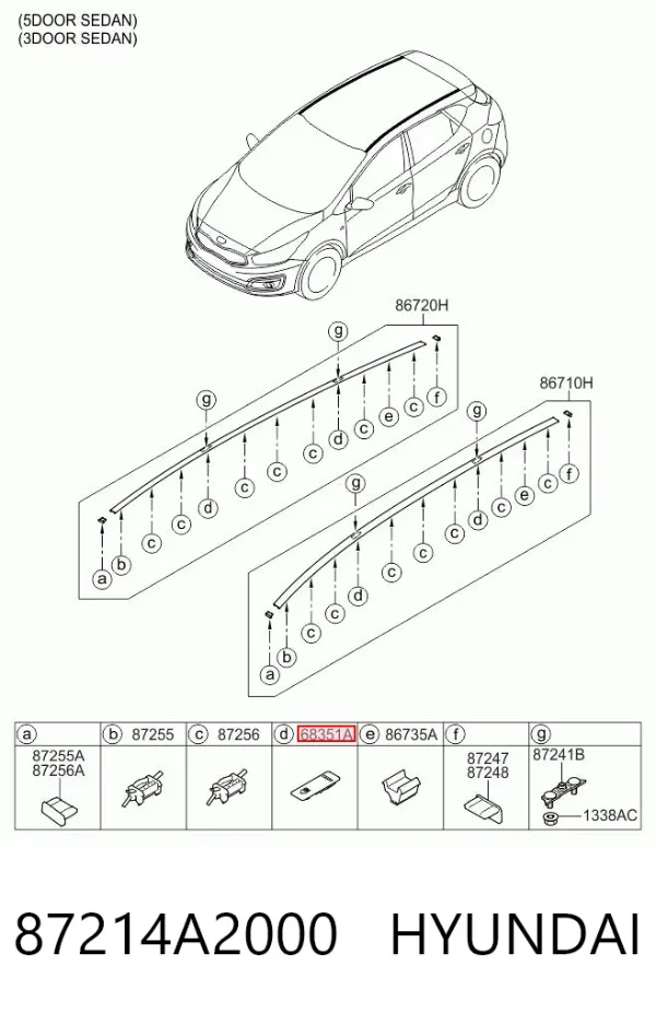  87214A2000 Hyundai/Kia