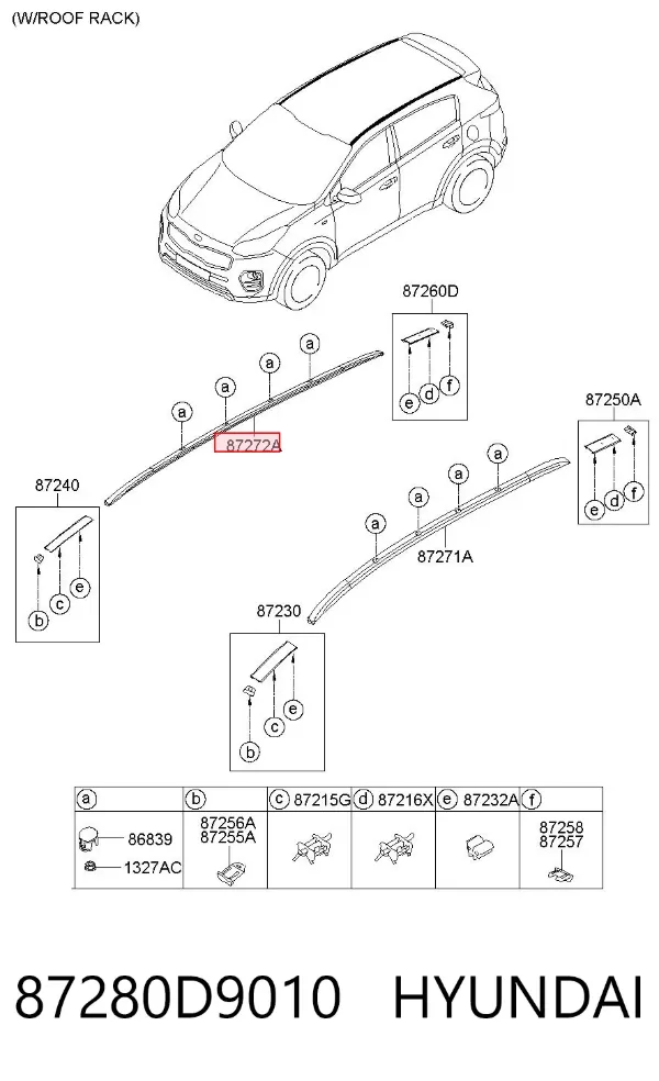  87280D9010 Hyundai/Kia