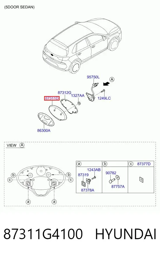  87311G4100 Hyundai/Kia