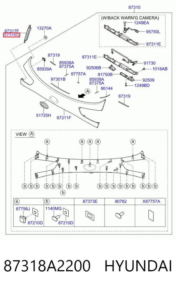  87318A2200 Hyundai/Kia