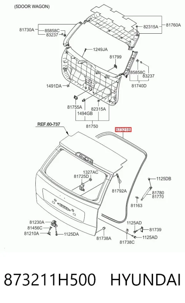  873211H500 Hyundai/Kia