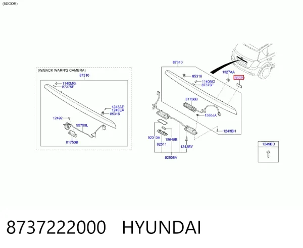  8737222000 Hyundai/Kia