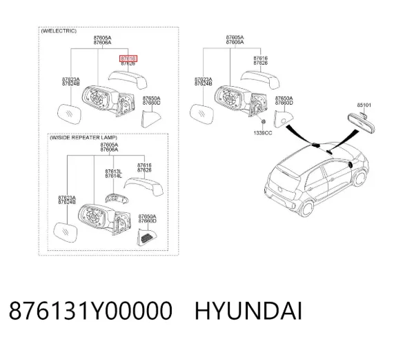  876131Y00000 Hyundai/Kia