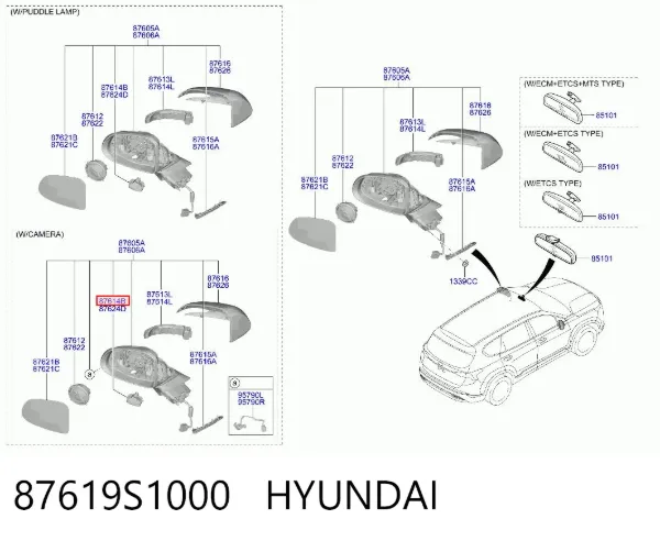  87619S1000 Hyundai/Kia