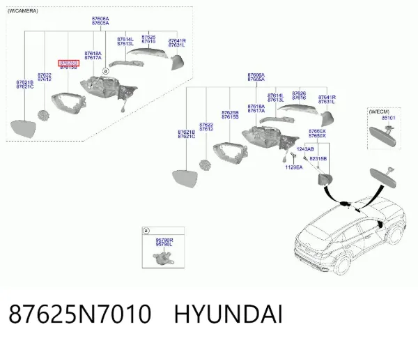  87625N7010 Hyundai/Kia