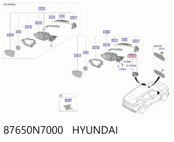  87650N7000 Hyundai/Kia