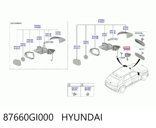  87660GI000 Hyundai/Kia