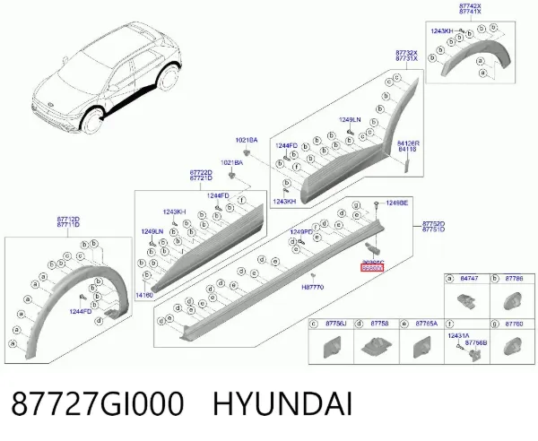  87727GI000 Hyundai/Kia