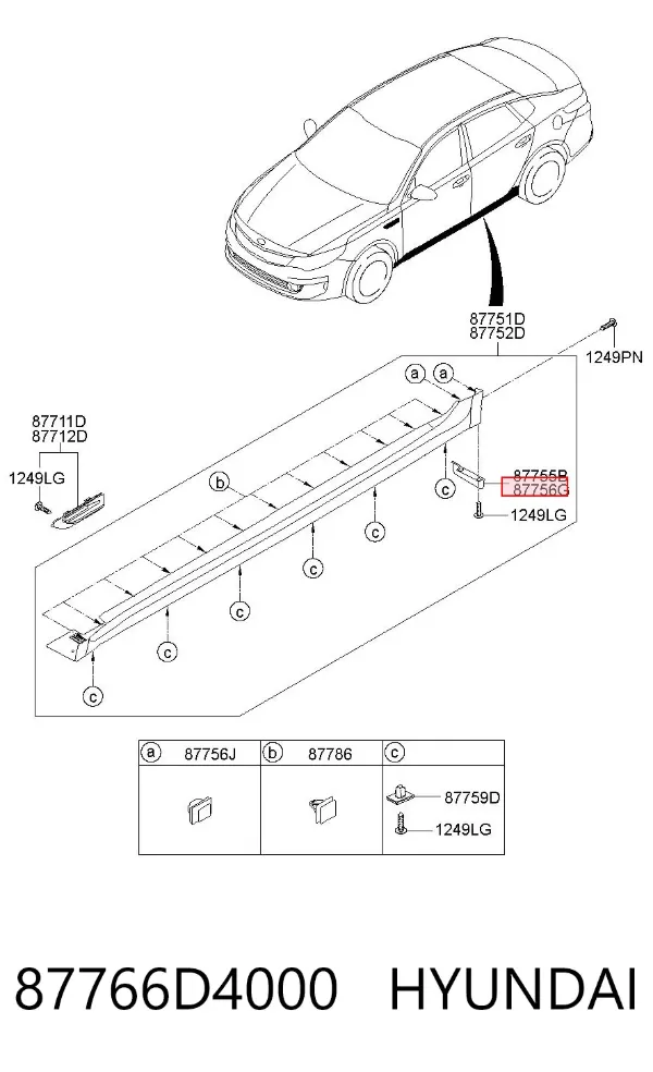  87766D4000 Hyundai/Kia