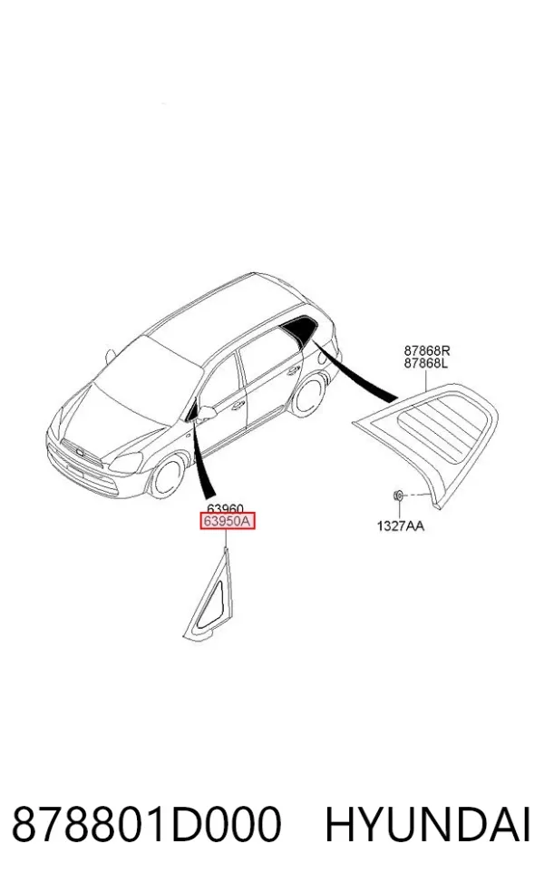  878801D000 Hyundai/Kia