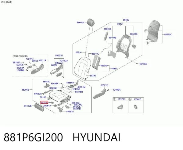  881P6GI200 Hyundai/Kia