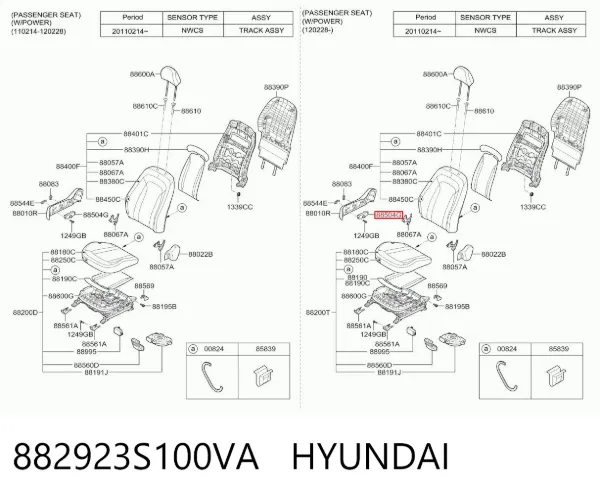  882923S100VA Hyundai/Kia