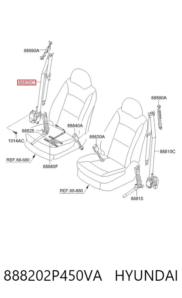  888202P450VA Hyundai/Kia