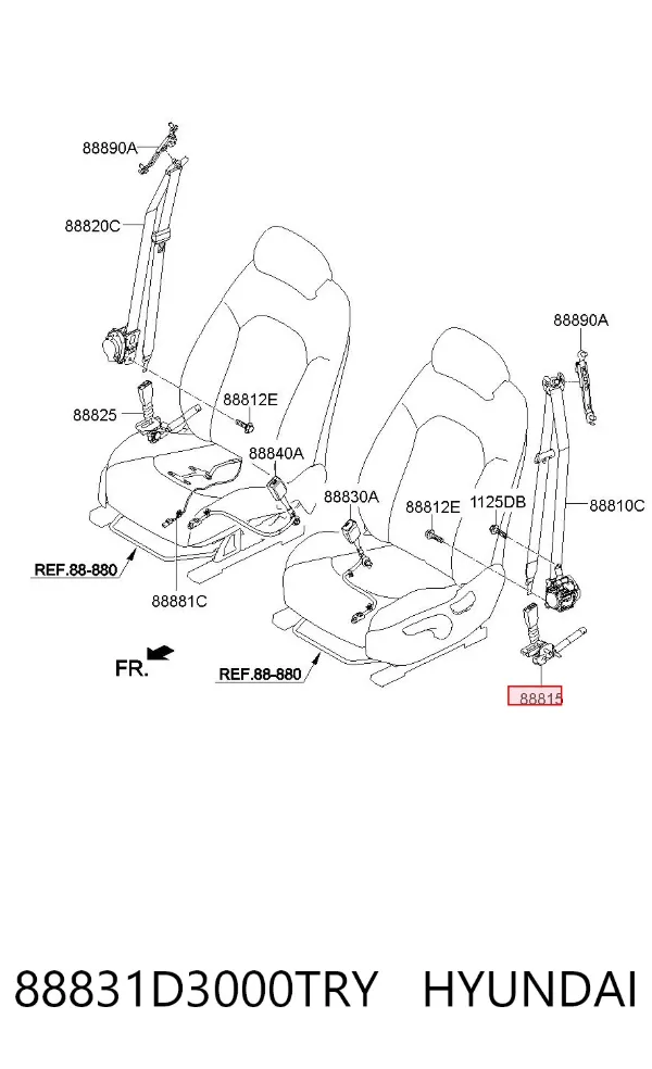  88831D3000TRY Hyundai/Kia