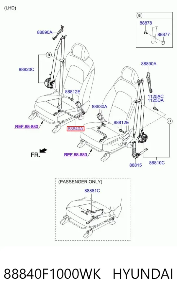  88840F1000WK Hyundai/Kia