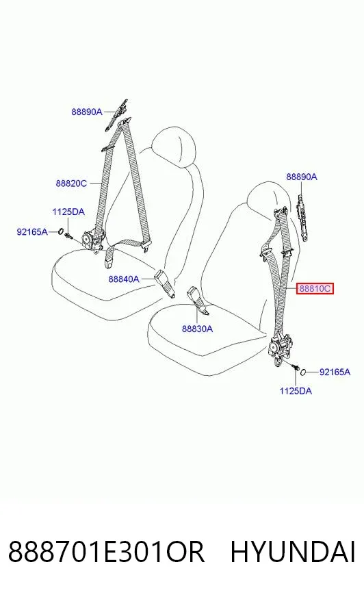  888701E301OR Hyundai/Kia