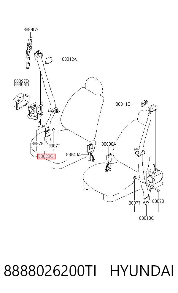  8888026200TI Hyundai/Kia