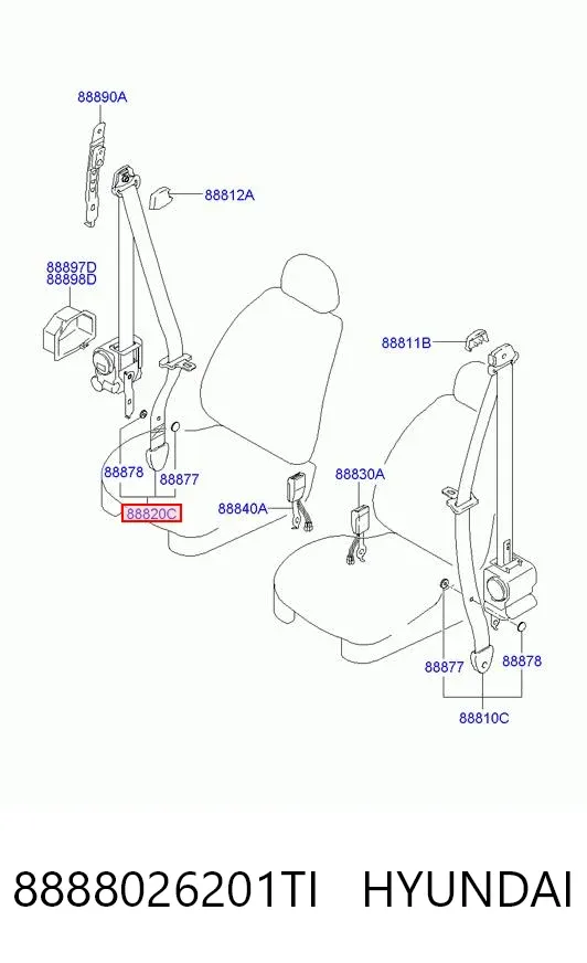  8888026201TI Hyundai/Kia