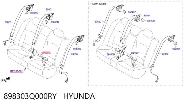 898303Q000RY Hyundai/Kia