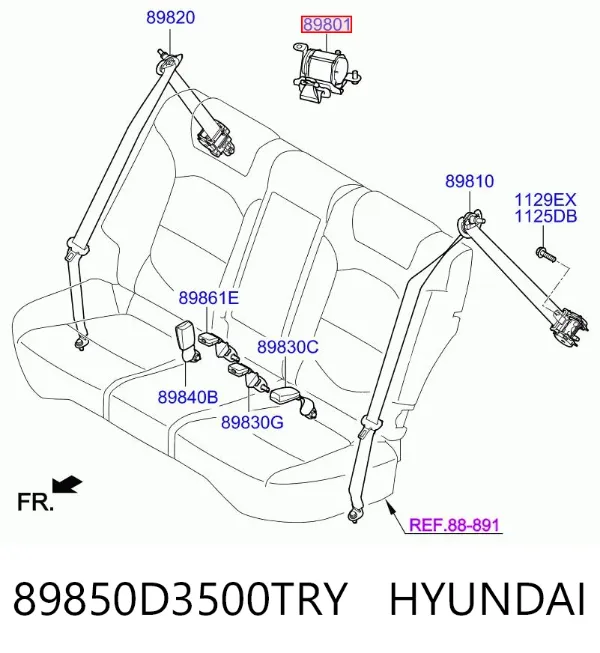  89850D3500TRY Hyundai/Kia