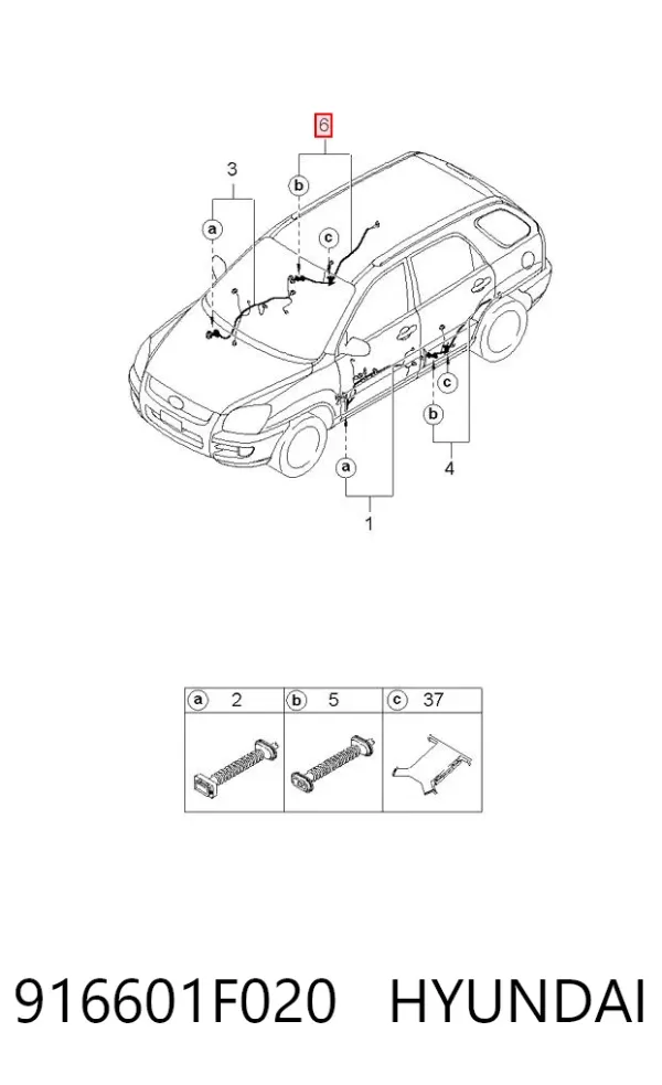  916601F020 Hyundai/Kia
