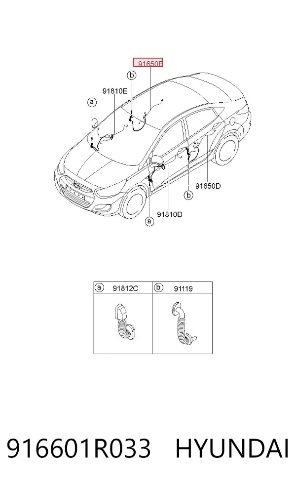  916601R033 Hyundai/Kia