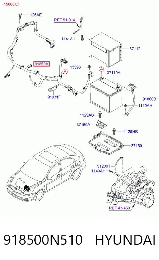  918500N510 Hyundai/Kia