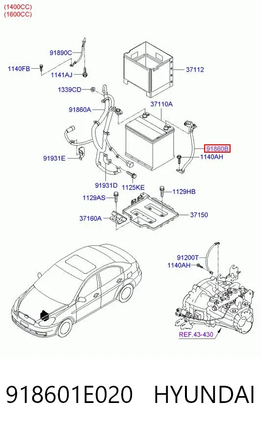  918601E020 Hyundai/Kia