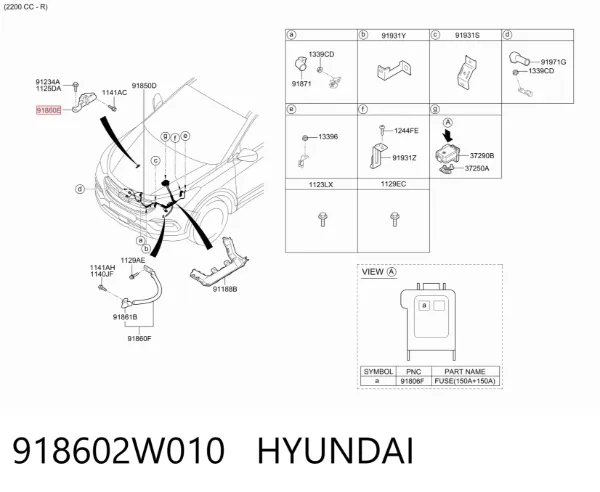  918602W010 Hyundai/Kia