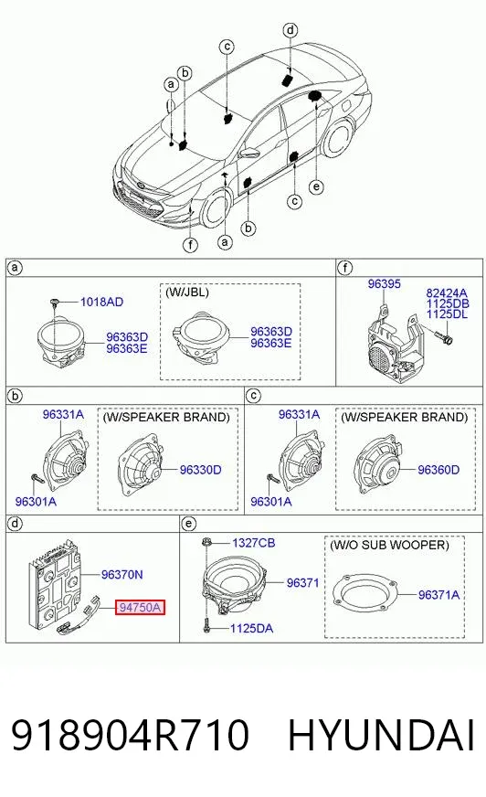  918904R710 Hyundai/Kia