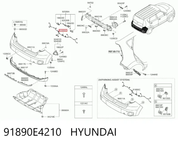  91890E4210 Hyundai/Kia