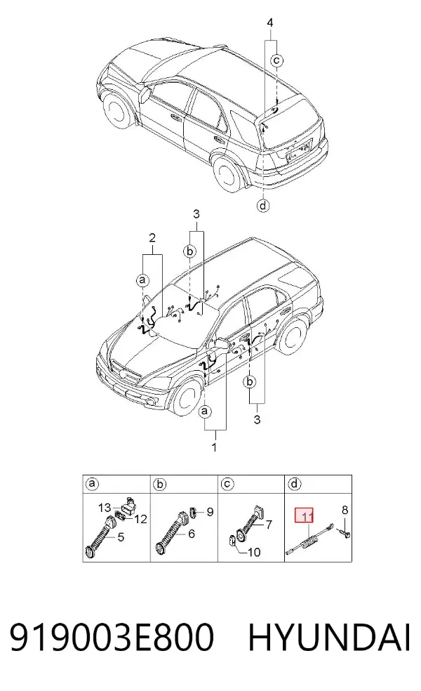  919003E800 Hyundai/Kia
