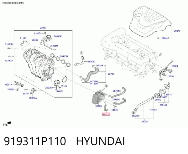  919311P110 Hyundai/Kia
