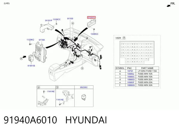  91940A6010 Hyundai/Kia