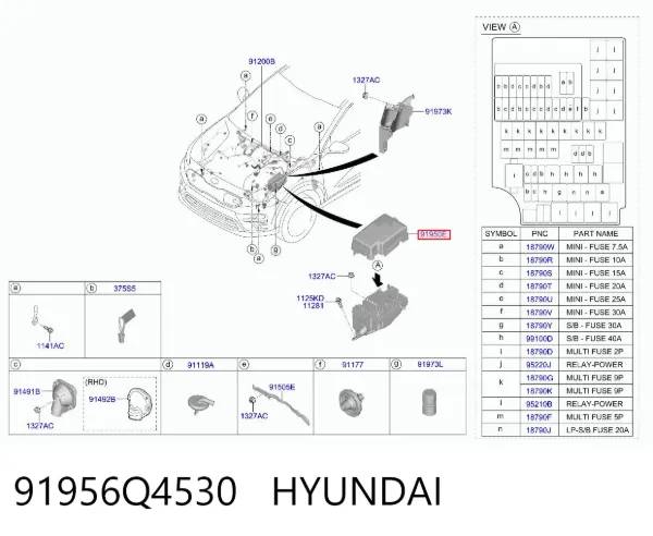  91956Q4530 Hyundai/Kia