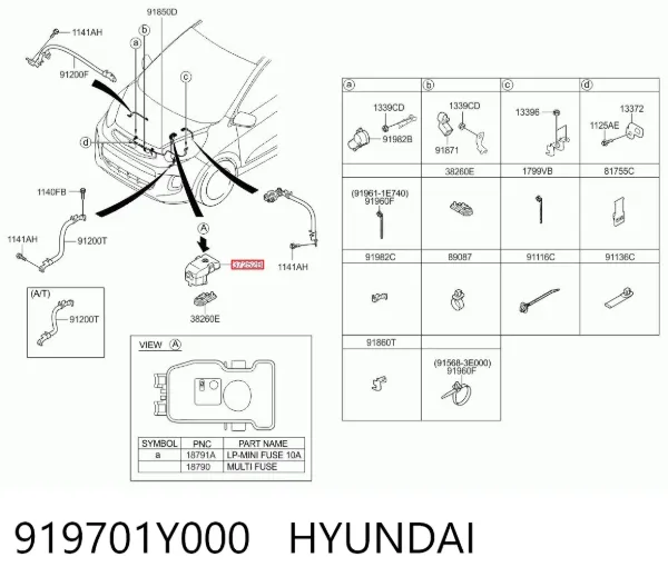  919701Y000 Hyundai/Kia