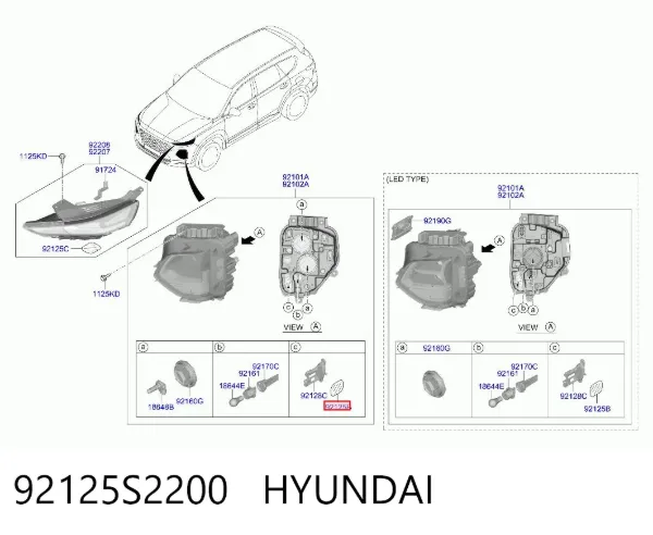  92125S2200 Hyundai/Kia