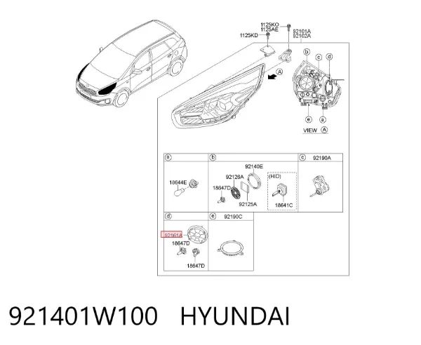  921401W100 Hyundai/Kia