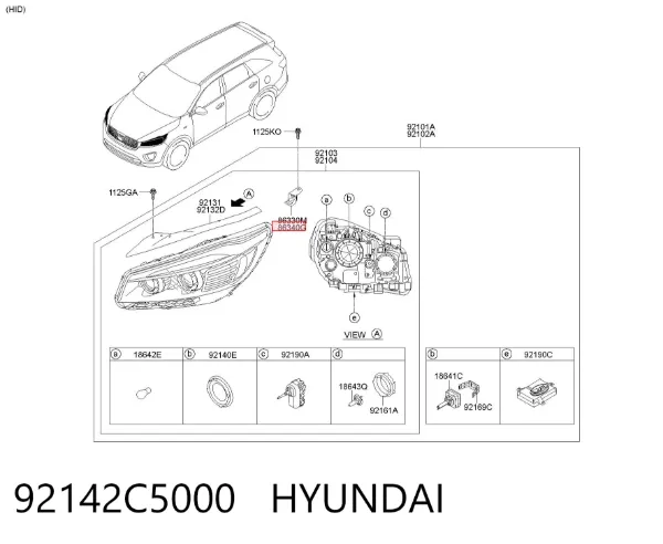  92142C5000 Hyundai/Kia