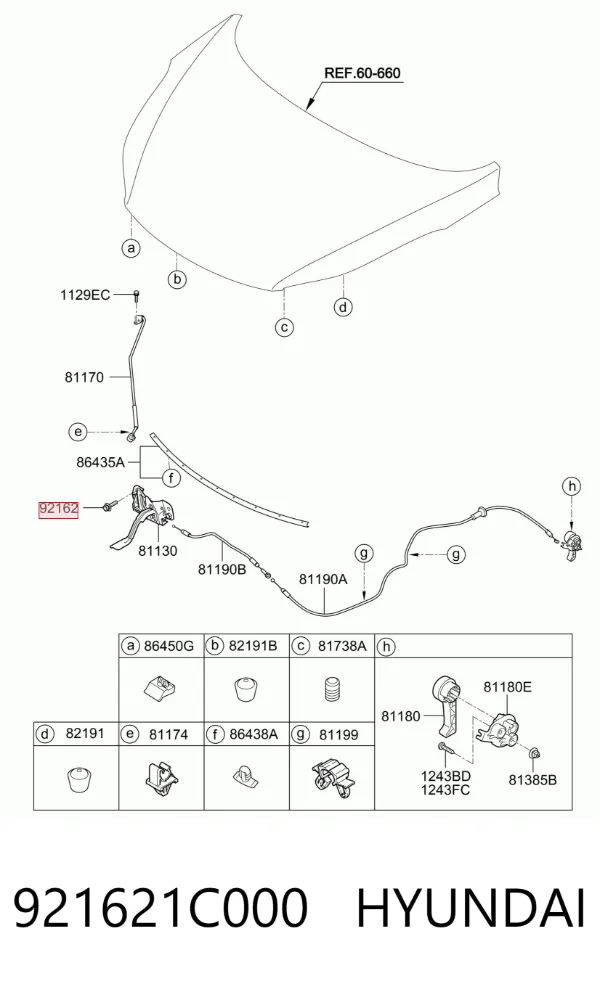  921621C000 Hyundai/Kia