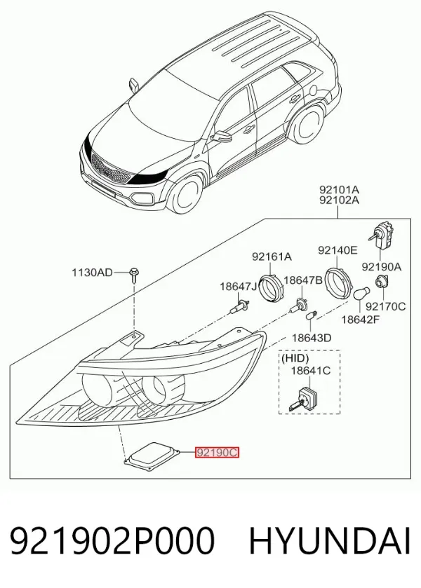  921902P000 Hyundai/Kia