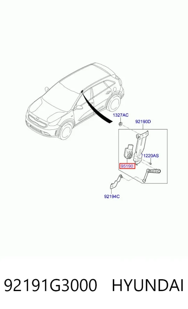  92191G3000 Hyundai/Kia