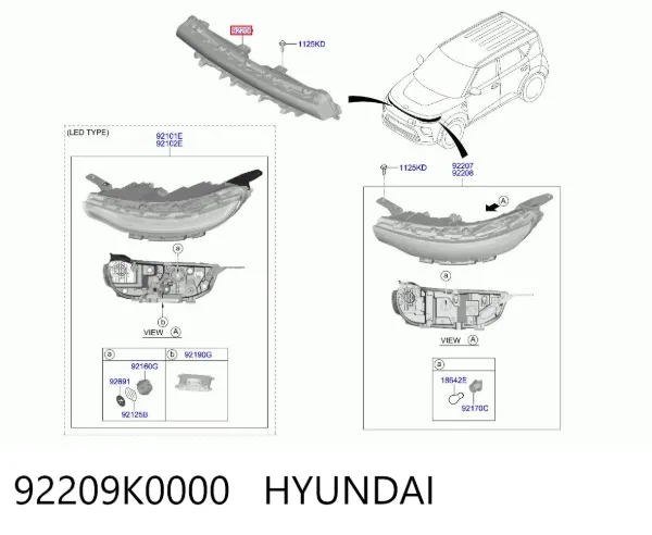  92209K0000 Hyundai/Kia