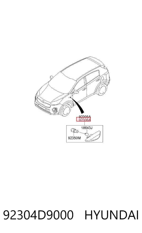  92304D9000 Hyundai/Kia