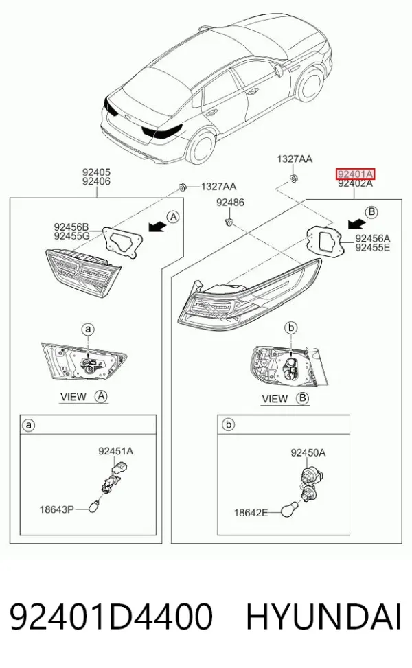  92401D4400 Hyundai/Kia